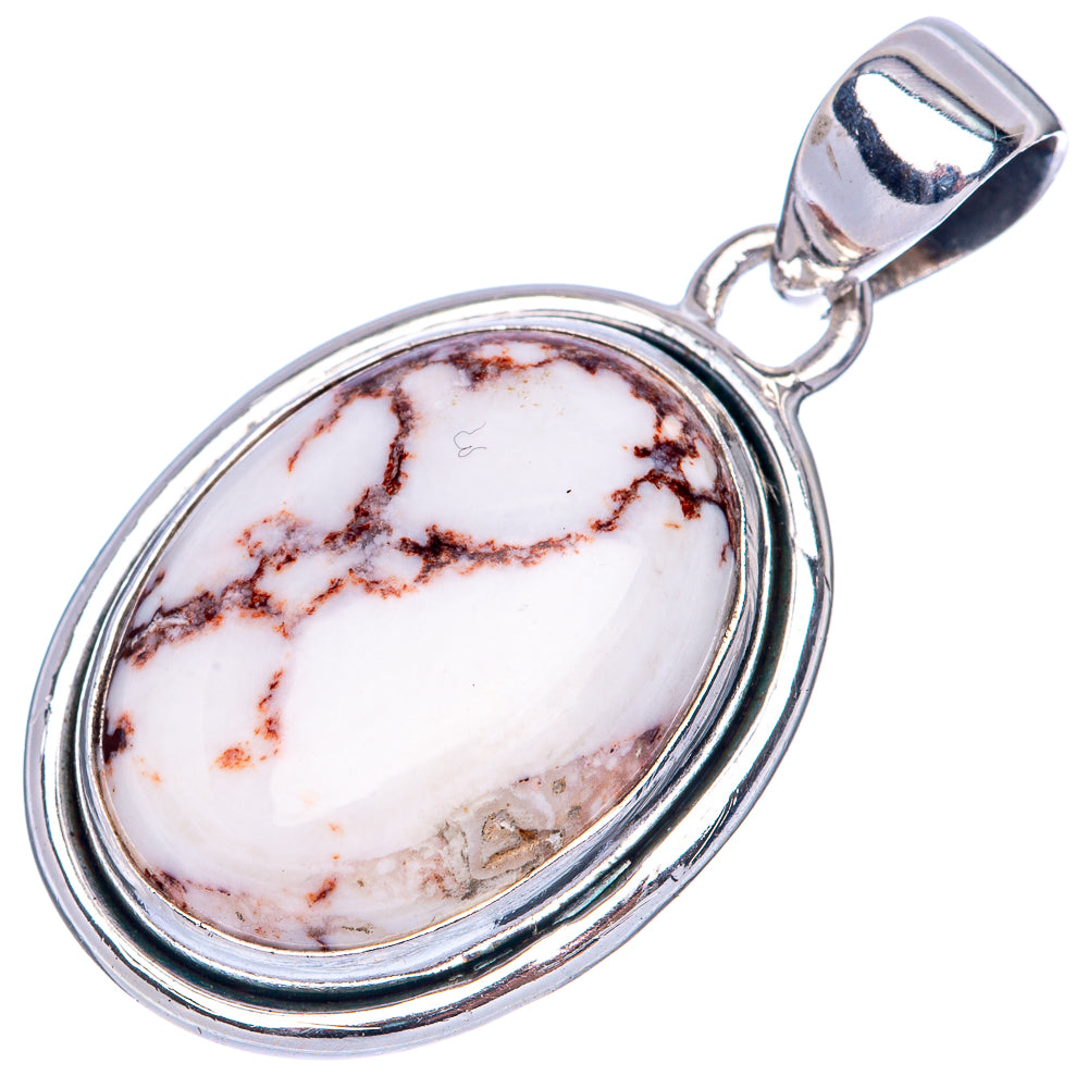 Wild Horse Jasper Pendant 1 3/8" (925 Sterling Silver) P41378