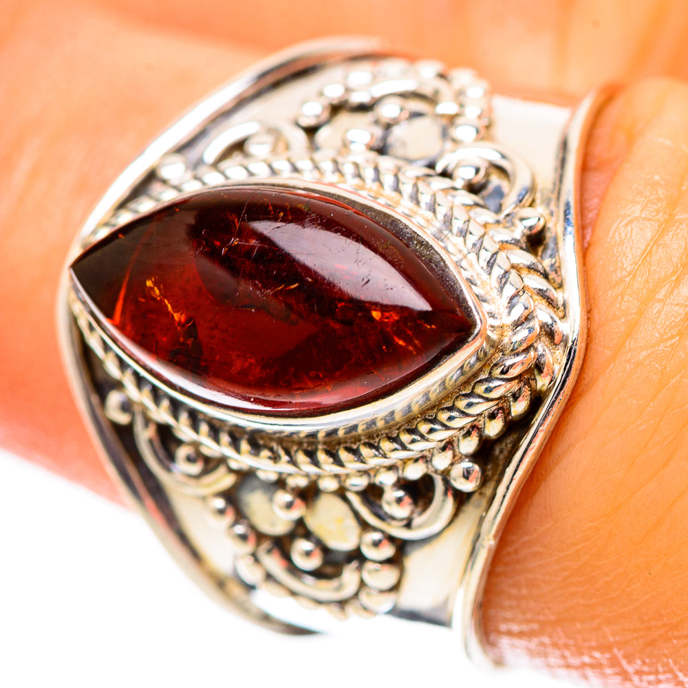 Baltic Amber Ring Size 7 (925 Sterling Silver) RING139021