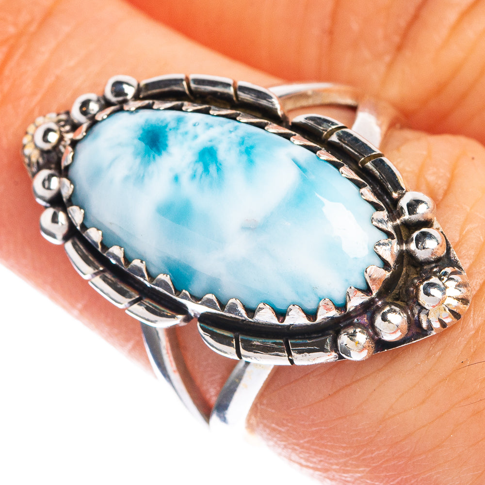 Larimar Ring Size 7 (925 Sterling Silver) R144259