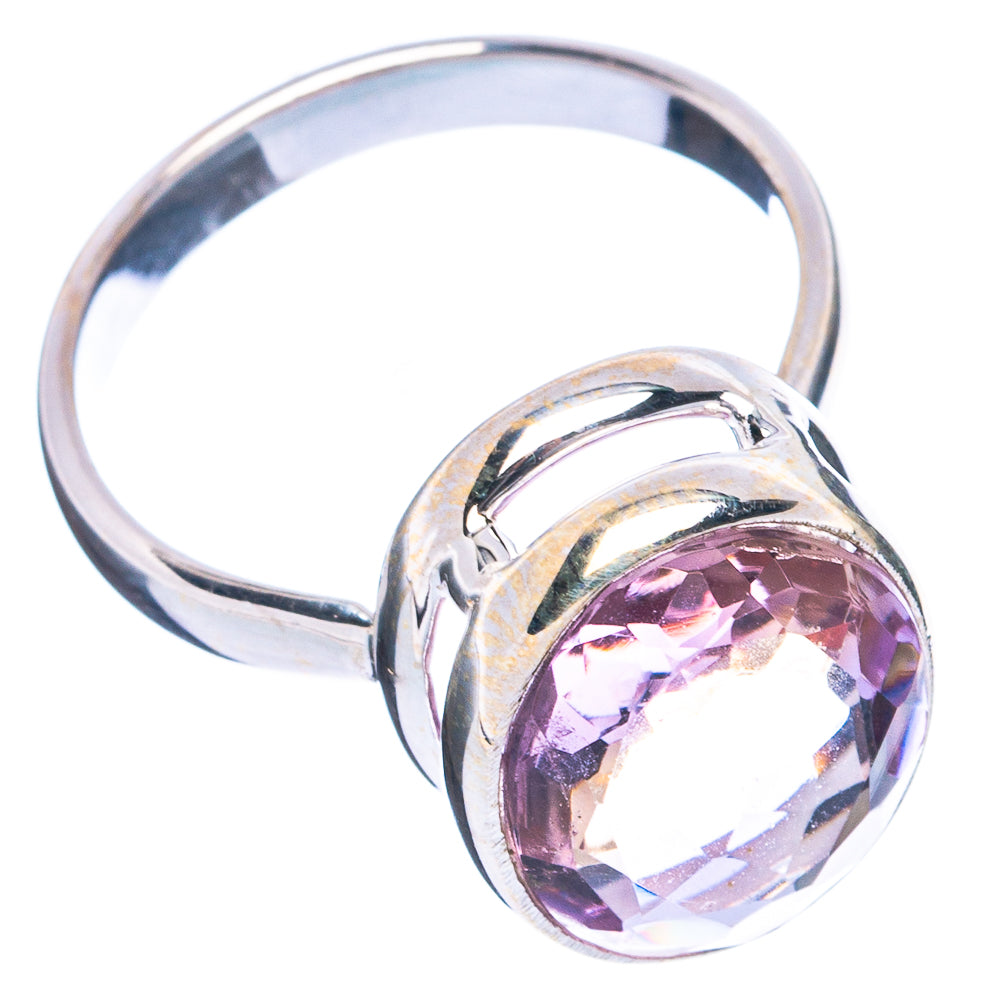 Faceted Ametrine Ring Size 8 (925 Sterling Silver) R4802