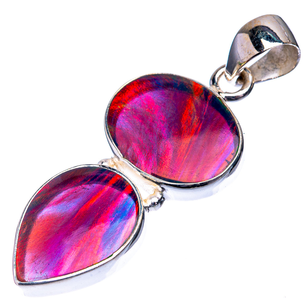 Aura Opal Pendant 1 5/8" (925 Sterling Silver) P39277