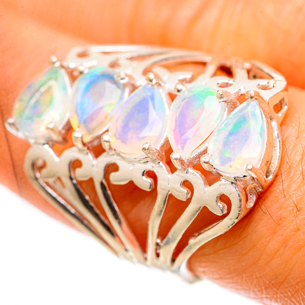 Ethiopian Opal 925 Sterling Silver Ring Size 7.5 (925 Sterling Silver) RING139599