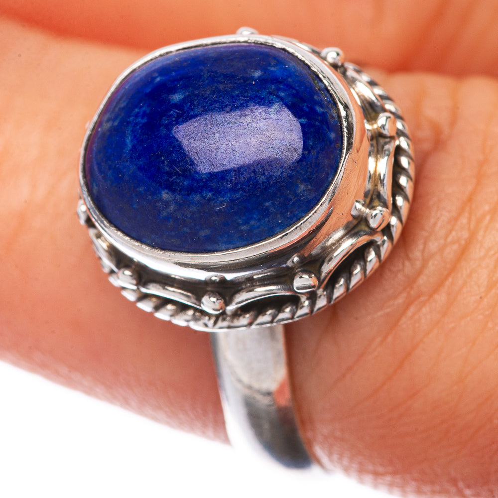 Lapis Lazuli Ring Size 7 (925 Sterling Silver) R145156