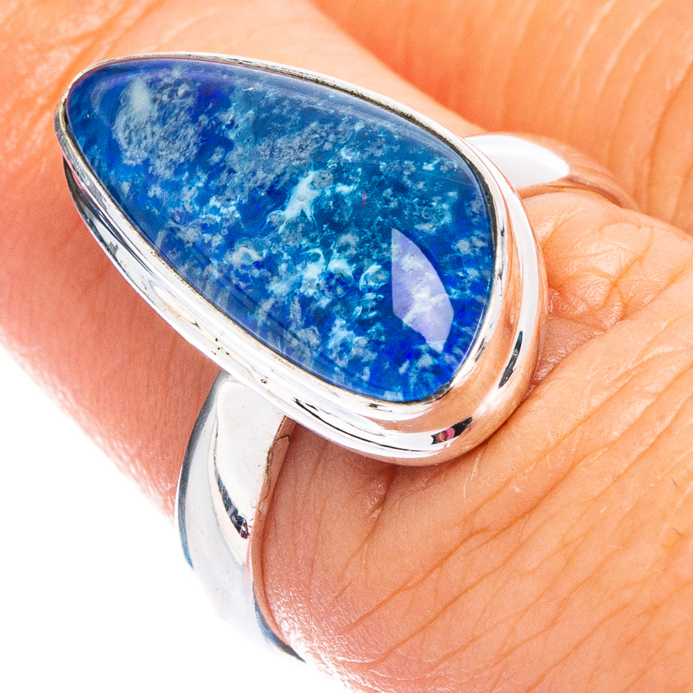 Rare Triplet Opal Ring Size 6.5 (.925 Sterling Silver)