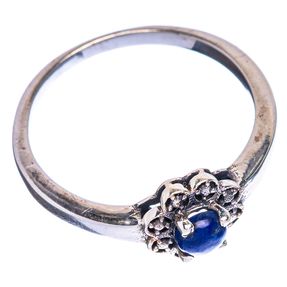 Lapis Lazuli Dainty Ring Size 7 (925 Sterling Silver) R147055