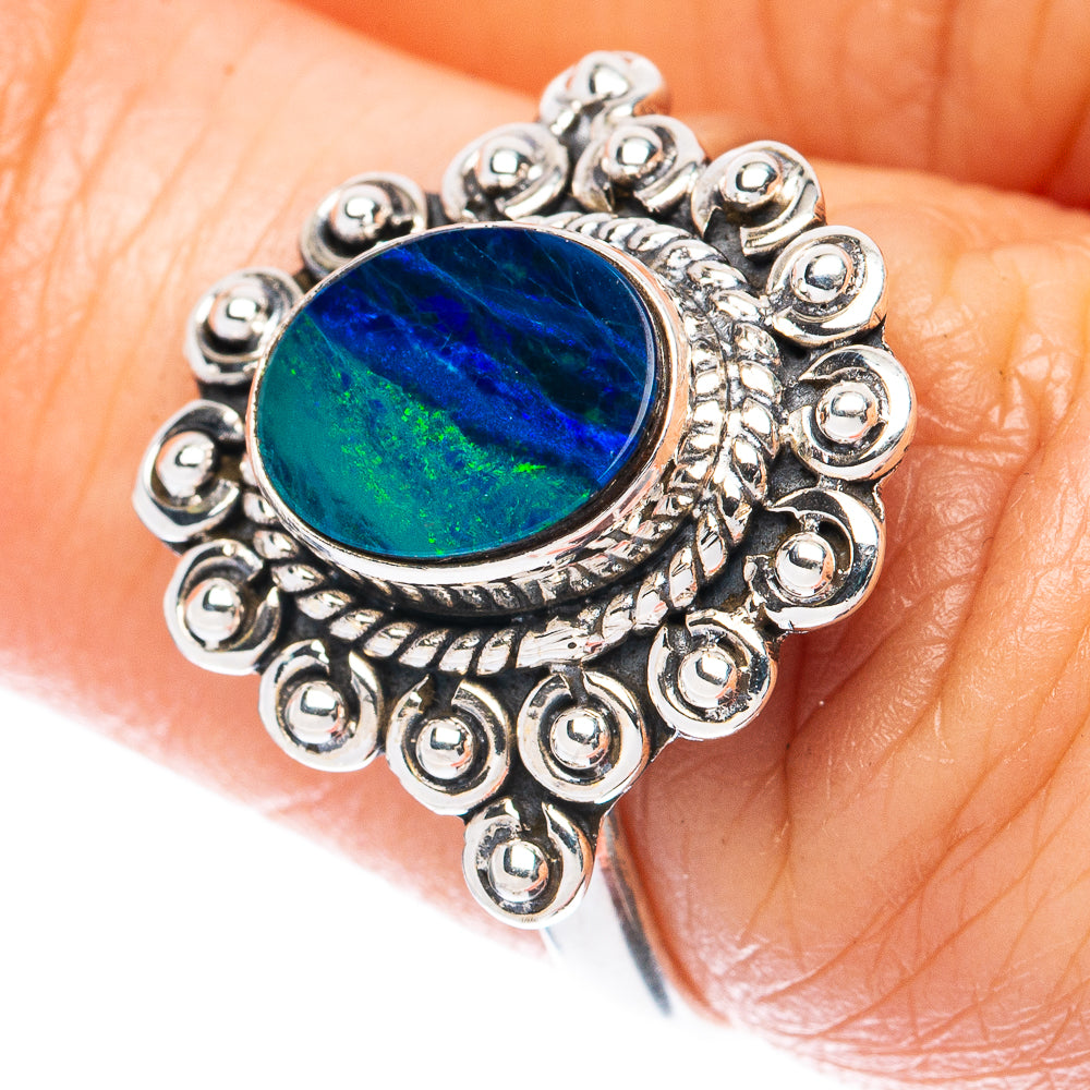 Rare Doublet Opal Ring Size 7 (925 Sterling Silver) R3388