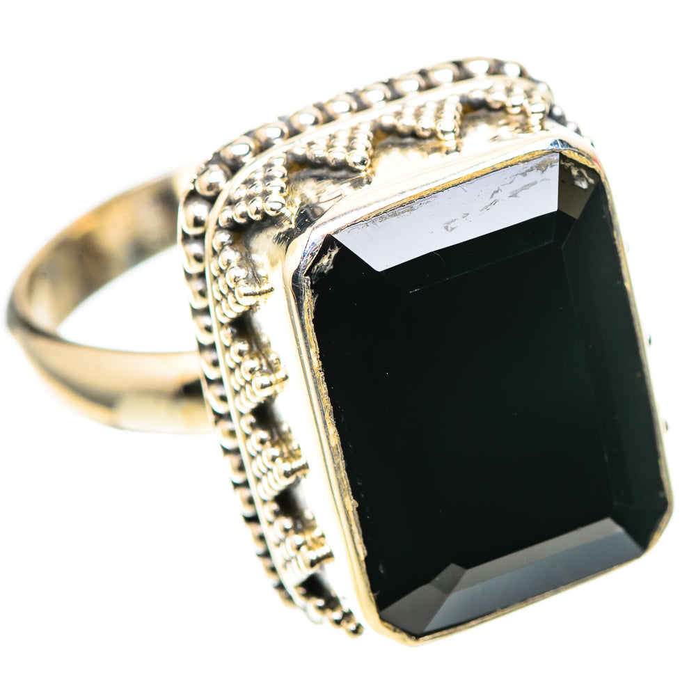 Black Onyx Ring Size 9.75 (925 Sterling Silver) RING138392