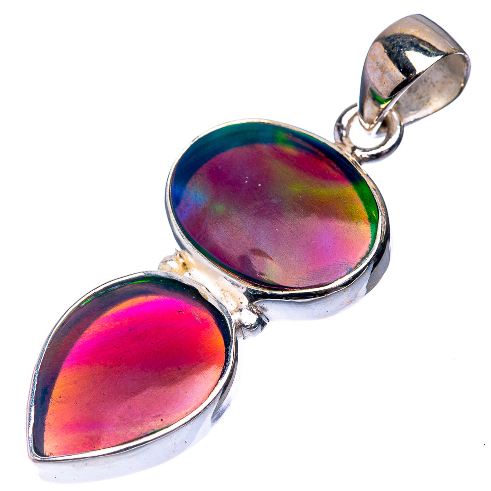 Aura Opal Pendant 1 5/8" (925 Sterling Silver) P39301