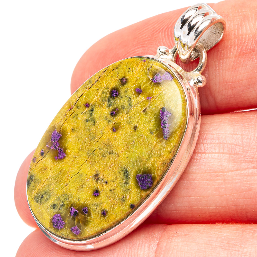 Stichtite  Pendant 1 5/8" (.925 Sterling Silver)