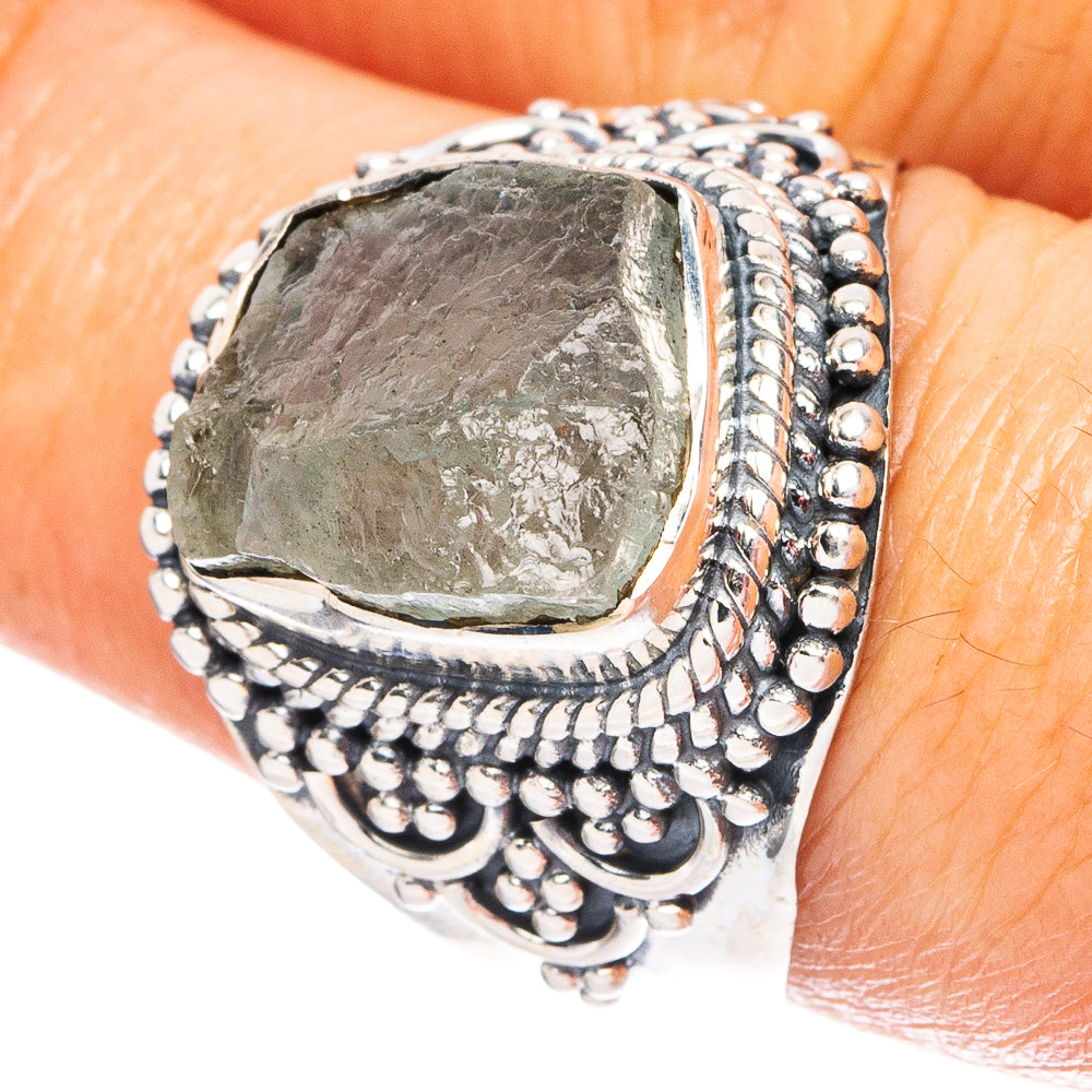 Aquamarine 925 Sterling Silver Ring Size 8.75 (925 Sterling Silver) R6301