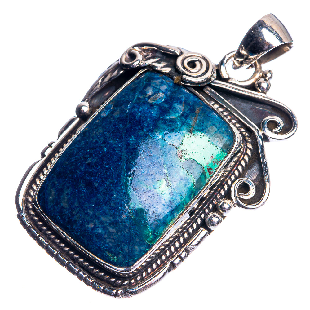Apatite Pendant 1 5/8" (925 Sterling Silver) P39086
