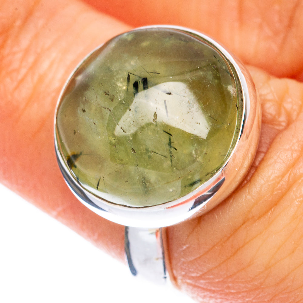 Prehnite Ring Size 7 (925 Sterling Silver) R1944