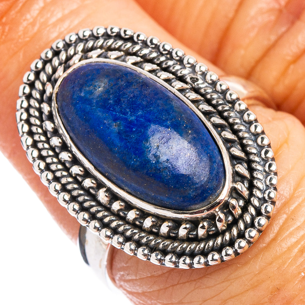 Lapis Lazuli Ring Size 7 (.925 Sterling Silver)