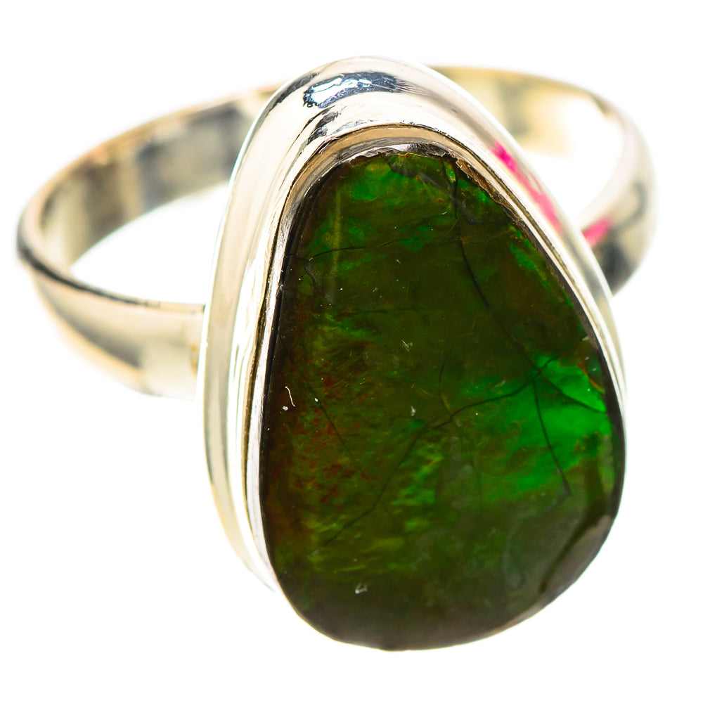 Canadian Ammolite Ring Size 9 (925 Sterling Silver) RING138504