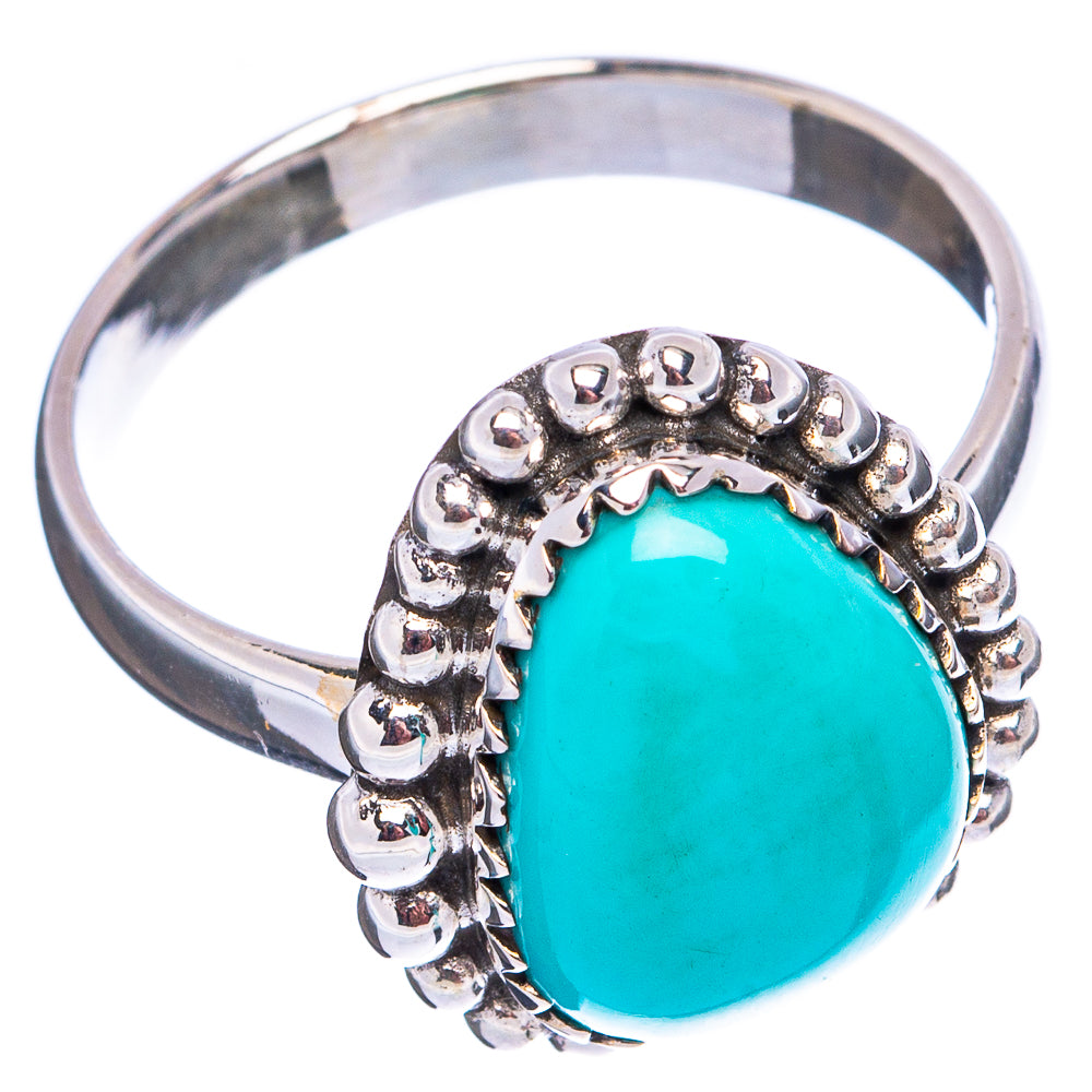 Rare Kingman Turquoise Ring Size 8.5 (.925 Sterling Silver)