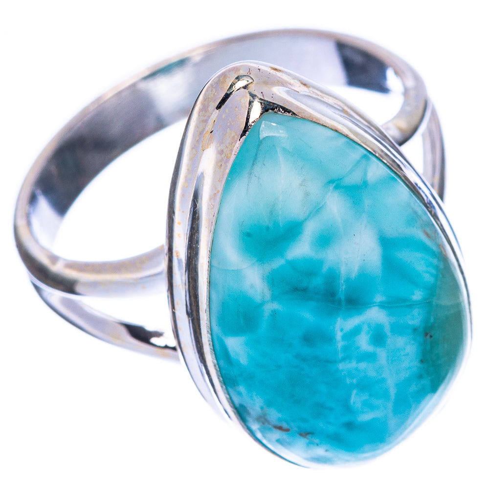 Larimar Ring Size 8.25 (925 Sterling Silver) R2260
