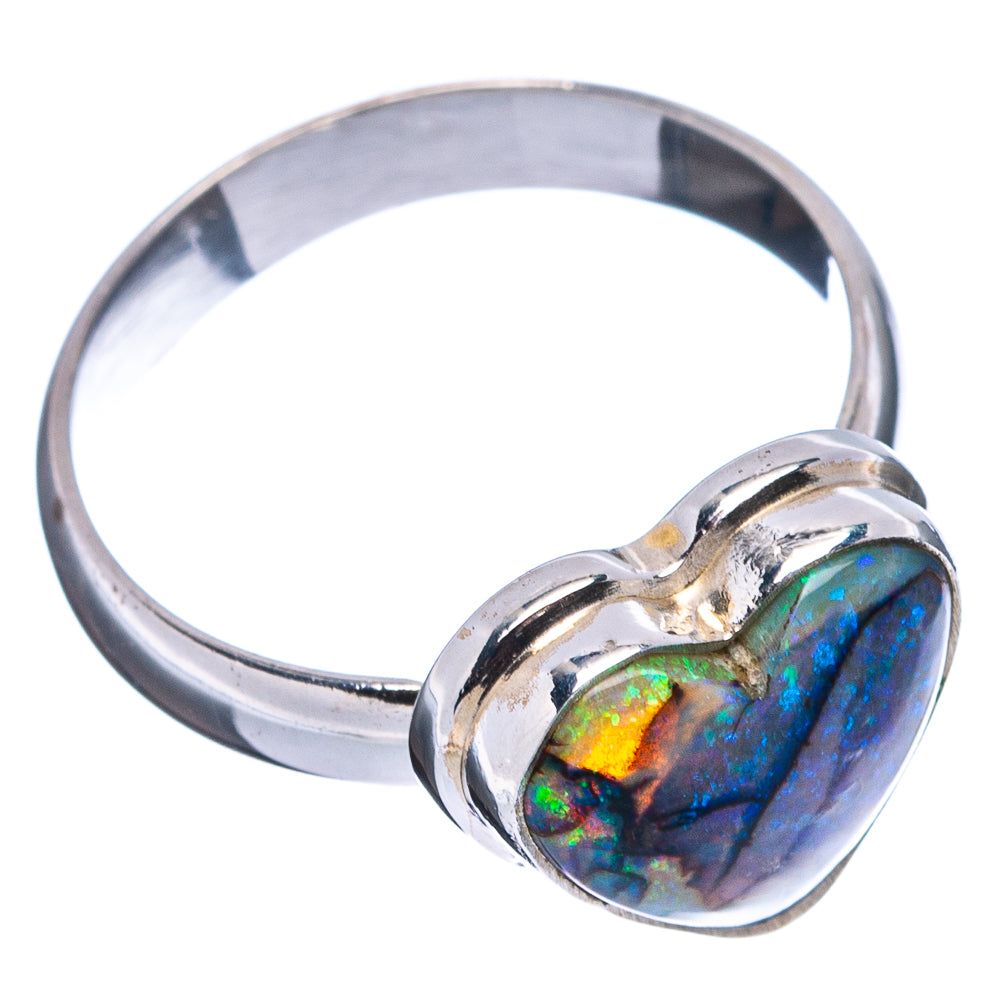 Rare Sterling Opal Ring Size 7.75 (.925 Sterling Silver)