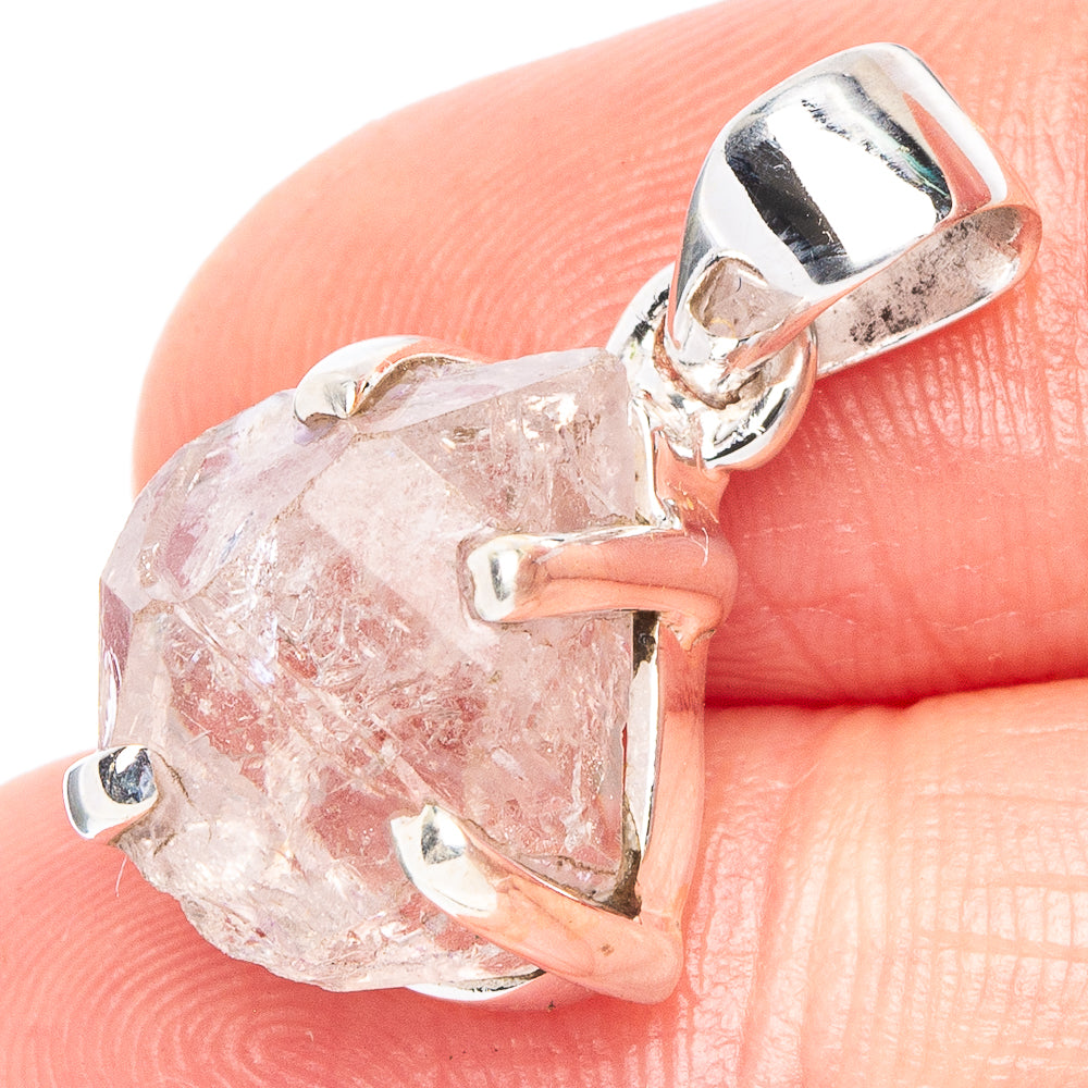 Herkimer Diamond Pendant 7/8" (925 Sterling Silver) P43909