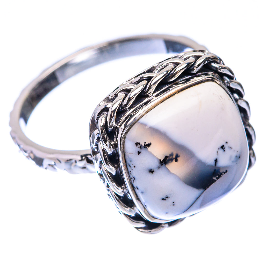 Premium Dendritic Opal Ring Size 7.25 (925 Sterling Silver) R141891
