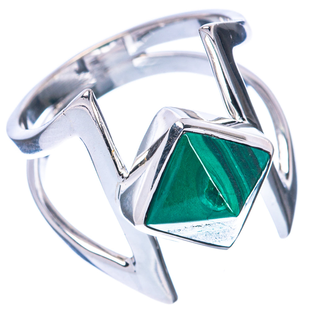 Premium Malachite 925 Sterling Silver Ring Size 6.75 (925 Sterling Silver) R2723