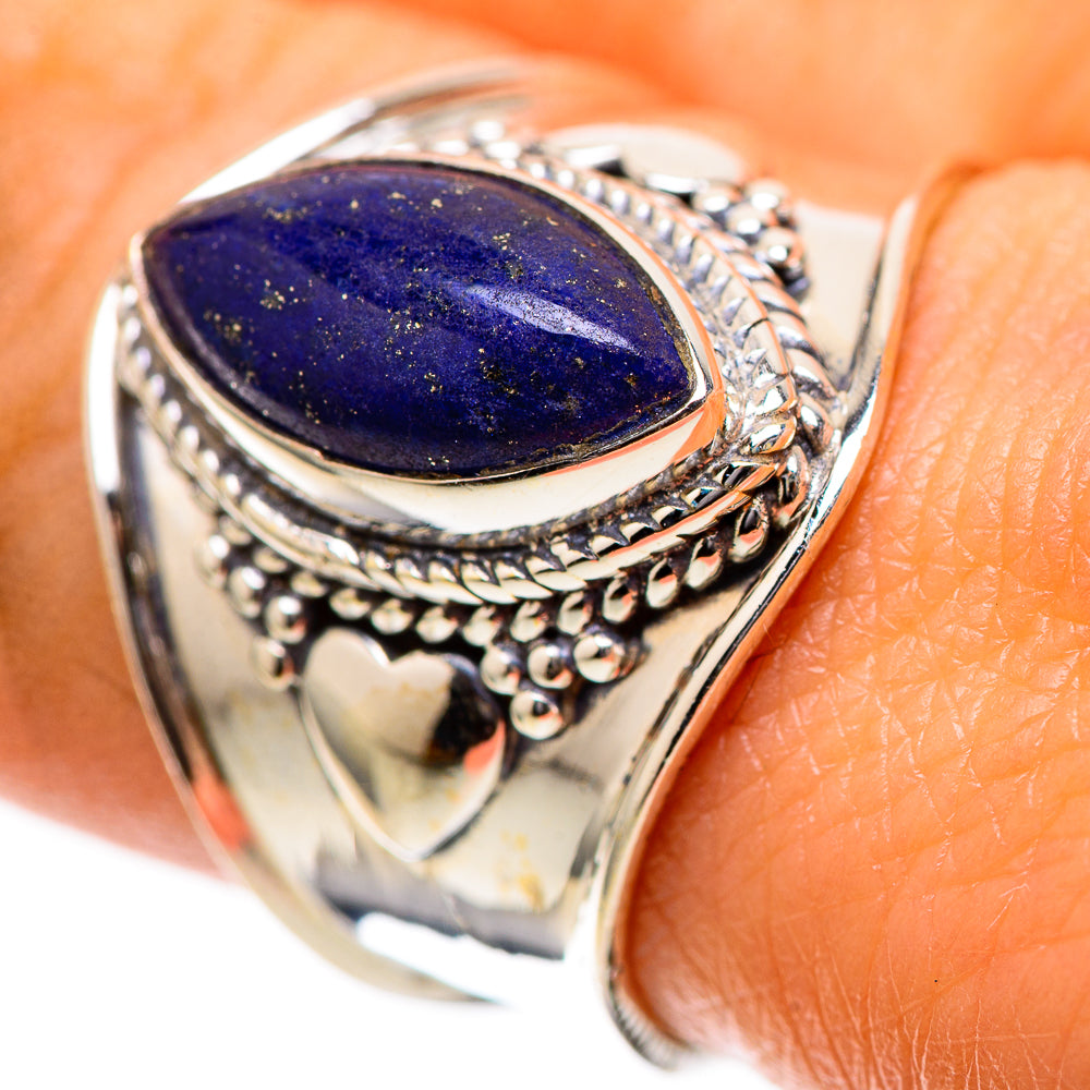 Lapis Lazuli Ring Size 8.25 (925 Sterling Silver) RING139199