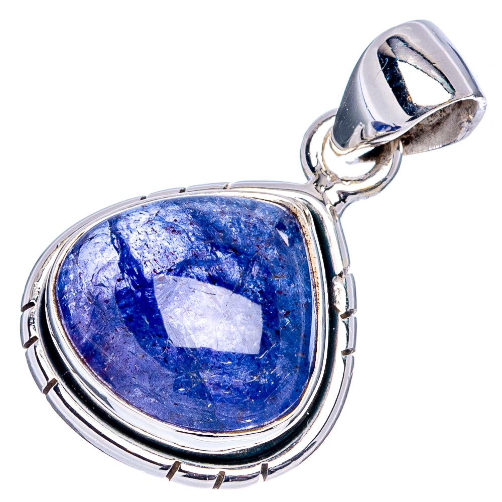 Rare Tanzanite Pendant 1" (.925 Sterling Silver)