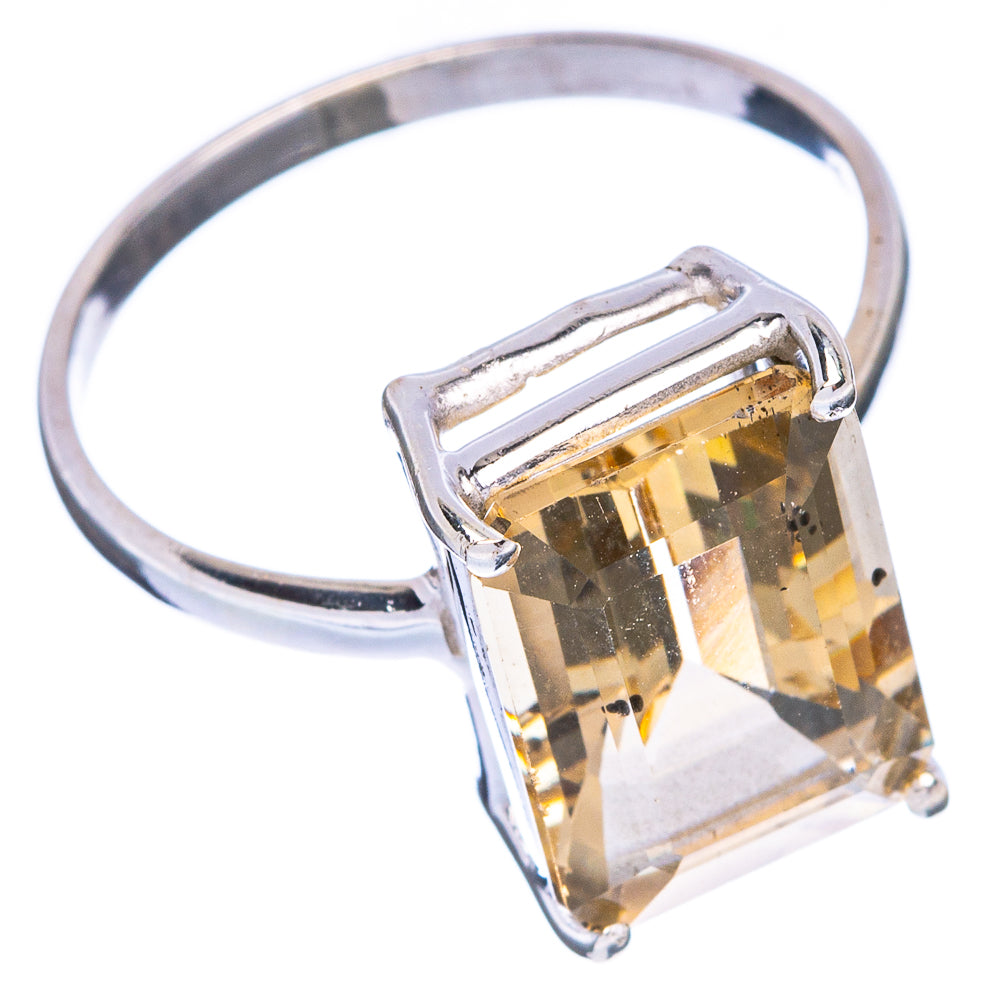 Faceted Citrine Ring Size 8.75 (925 Sterling Silver) R146913