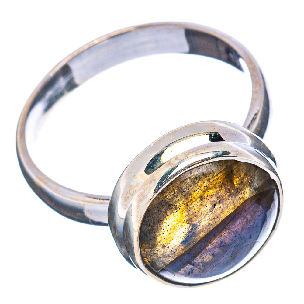 Labradorite Ring Size 8 (.925 Sterling Silver)