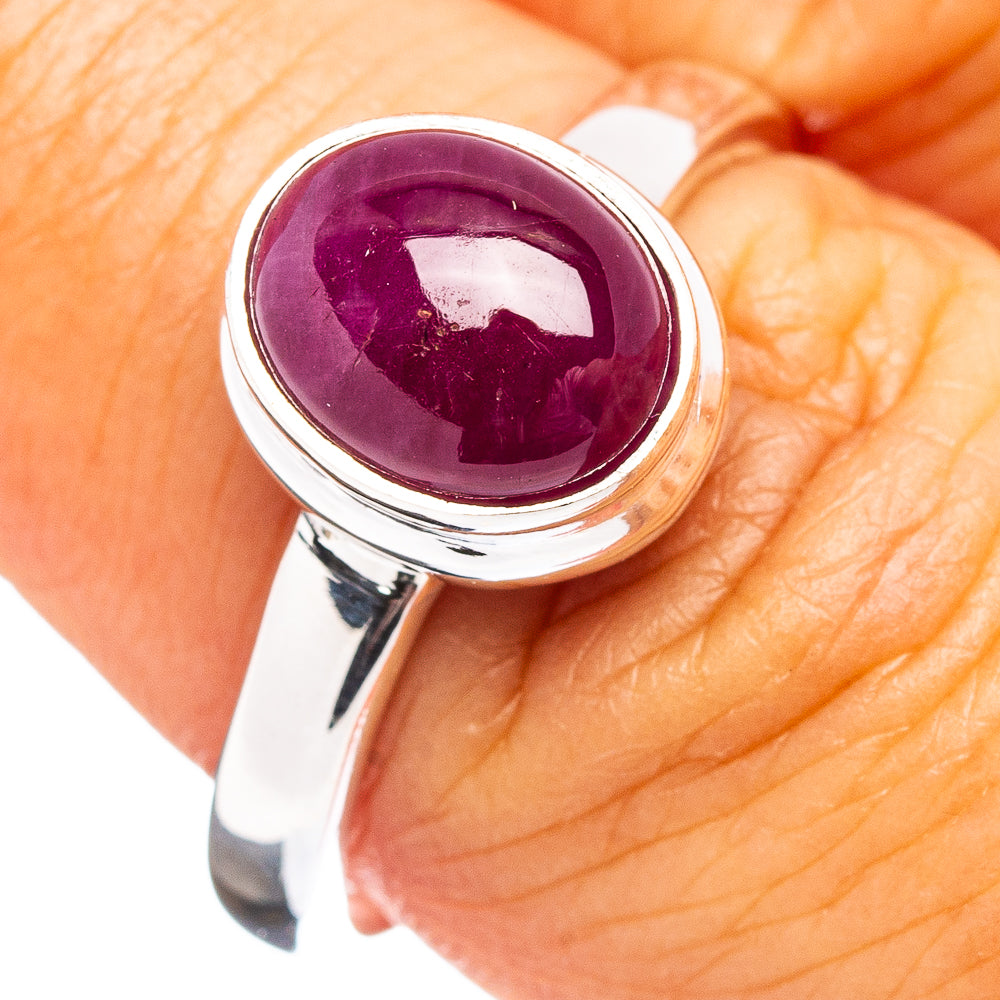 Premium Ruby Ring Size 8.25 (.925 Sterling Silver)