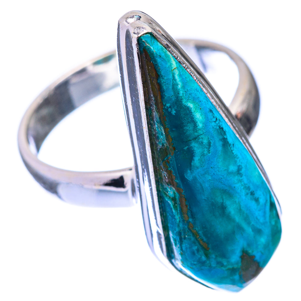 Chrysocolla Ring Size 6.5 (925 Sterling Silver) R141475