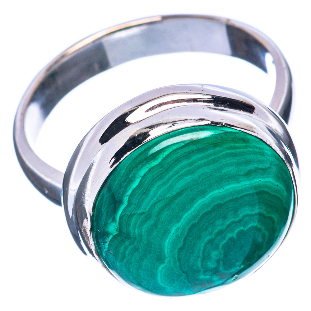 Malachite Ring Size 7 (925 Sterling Silver) R2875