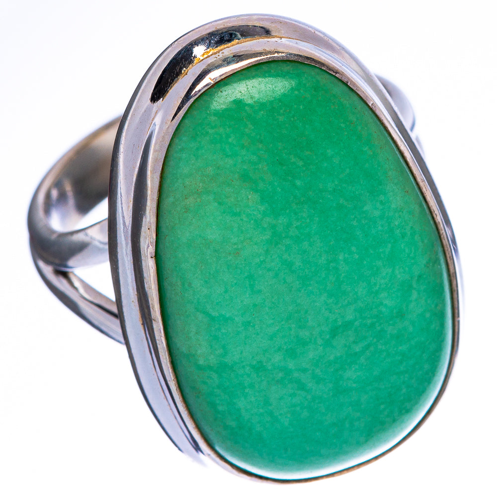 Chrysoprase Ring Size 6 (925 Sterling Silver) R1422