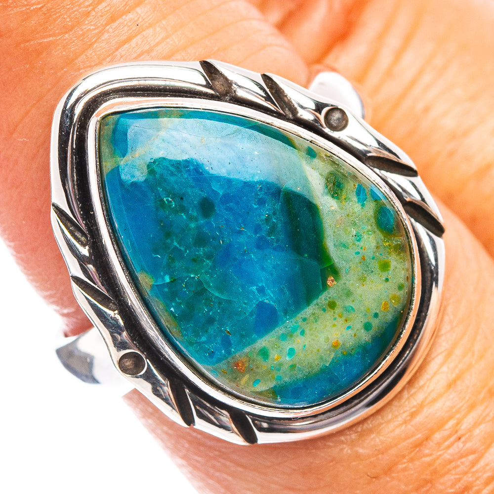 Rare Premium Peruvian Opal Ring Size 8 (.925 Sterling Silver)