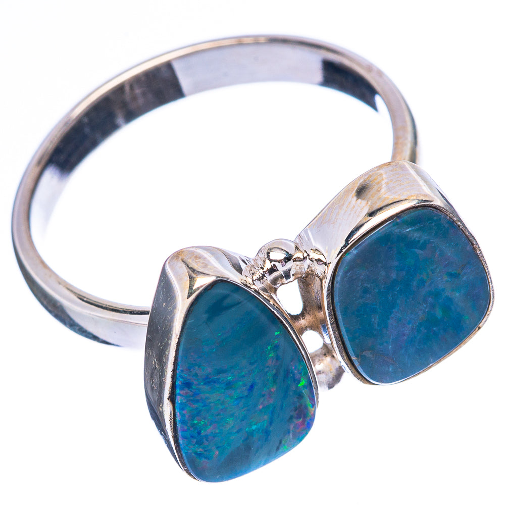 Rare Doublet Opal Ring Size 8.25 (925 Sterling Silver) R4403