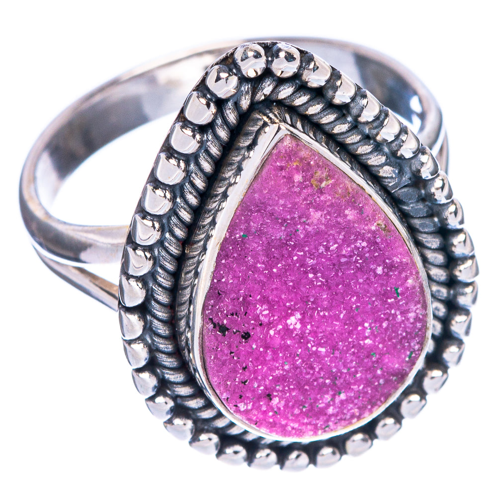 Cobalto Calcite Druzy Ring Size 7 (925 Sterling Silver) R1275