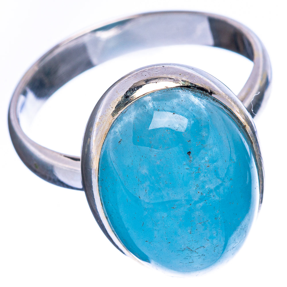 Aquamarine Ring Size 8.25 (925 Sterling Silver) R2380