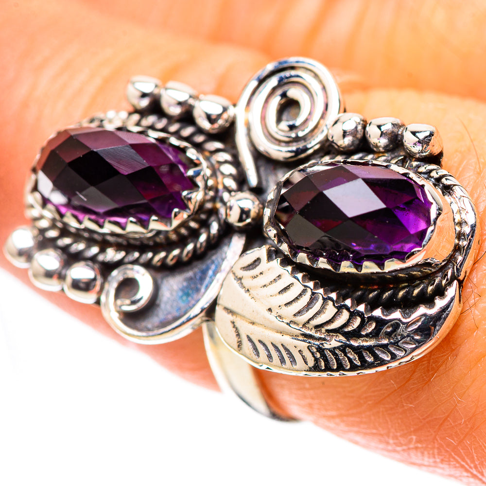 Amethyst Ring Size 7.5 (925 Sterling Silver) RING138806
