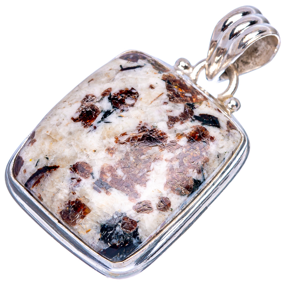 Astrophyllite Pendant 1 1/4" (925 Sterling Silver) P40480