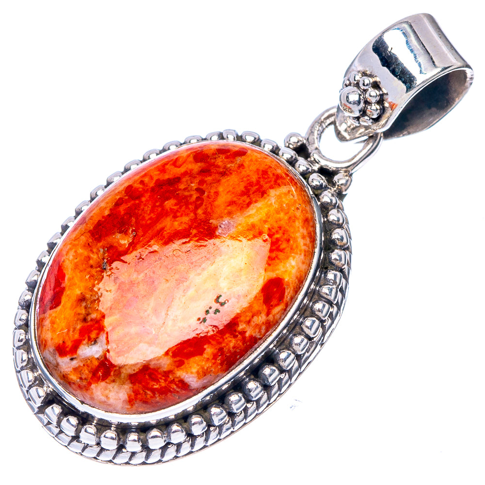 Sponge Coral Pendant 1 1/4" (925 Sterling Silver) P41147