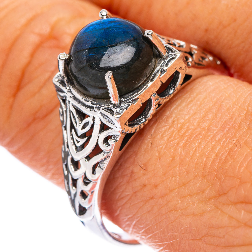 Labradorite Ring Size 9.75 (925 Sterling Silver) R146183