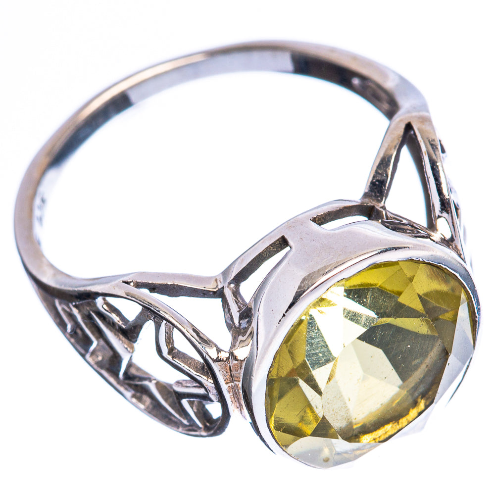 Value Faceted Citrine Ring Size 7 (925 Sterling Silver) R3204