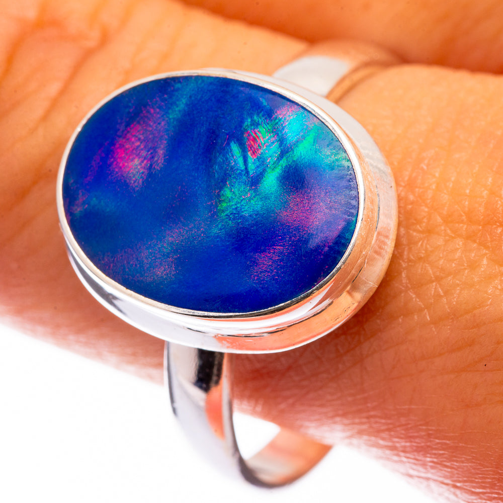 Aura Opal Ring Size 10 (925 Sterling Silver) R141098