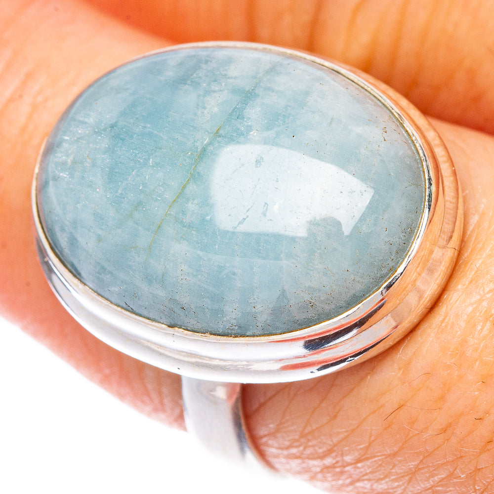 Aquamarine Ring Size 8 (925 Sterling Silver) R1437