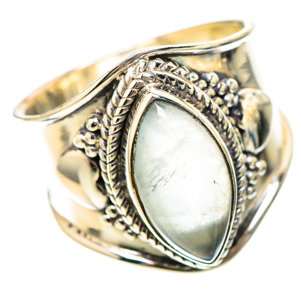 Natural Aquamarine Ring Size 7.25 (925 Sterling Silver) RING139125