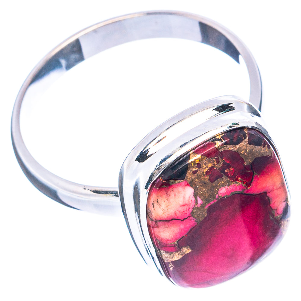 Red Dahlia Mohave Turquoise Ring Size 9.75 (.925 Sterling Silver)