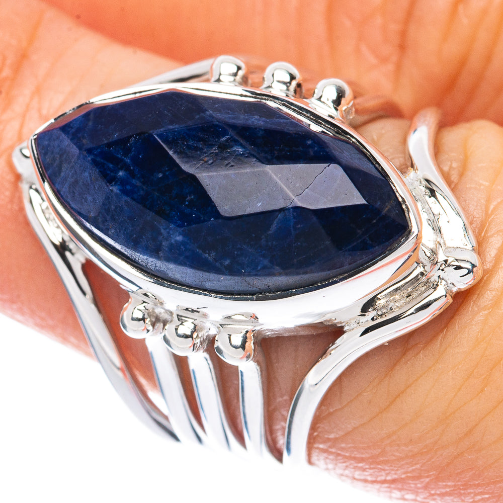 Premium Lapis Lazuli Ring Size 7 (925 Sterling Silver) R2602
