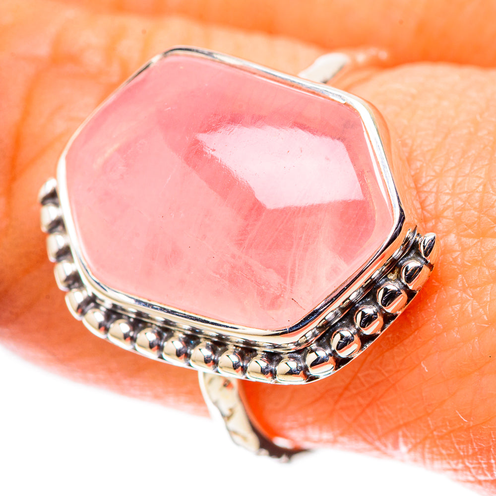 Premium Rose Quartz Ring Size 8.75 (925 Sterling Silver) RING138120