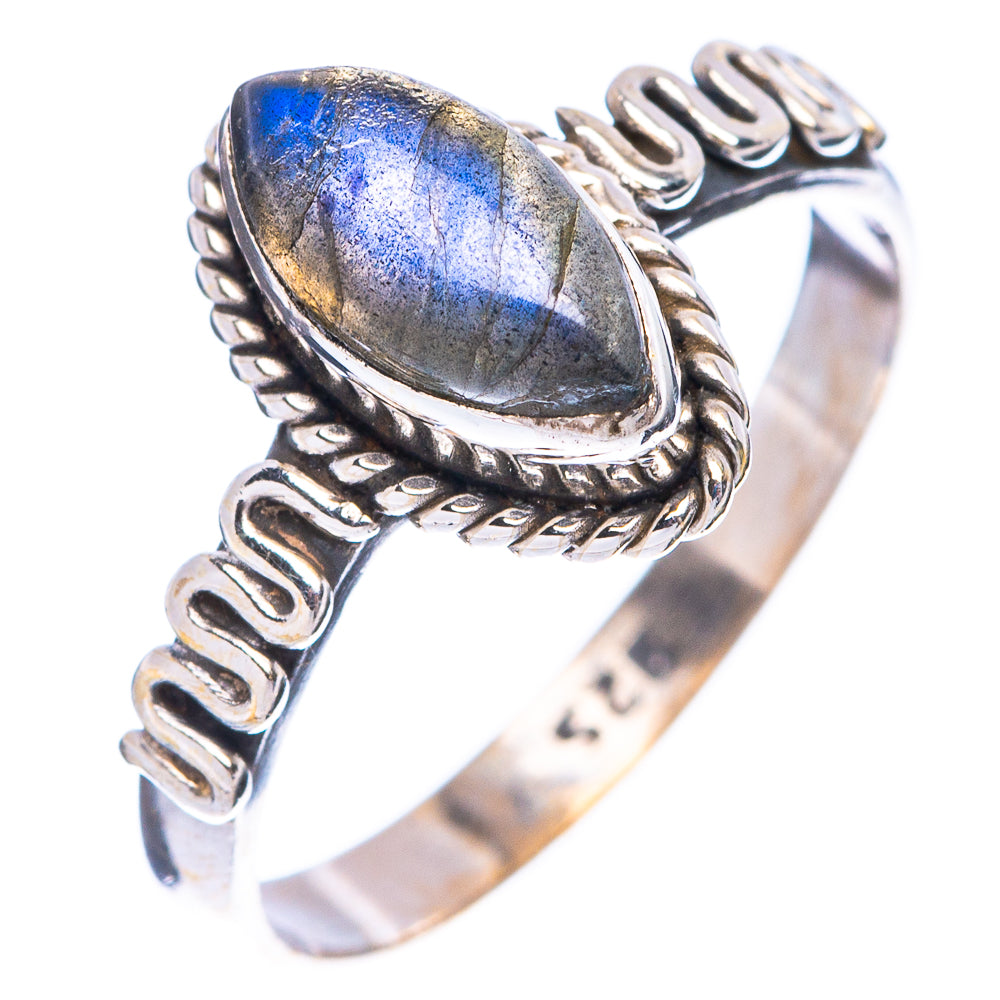 Labradorite Ring Size 7 (925 Sterling Silver) R5674