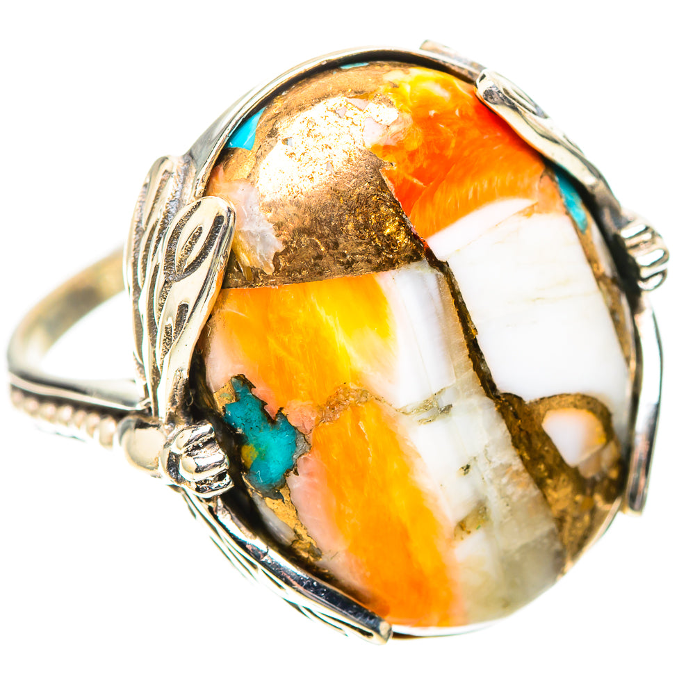 Spiny Oyster Turquoise Ring Size 9 (925 Sterling Silver) RING138862