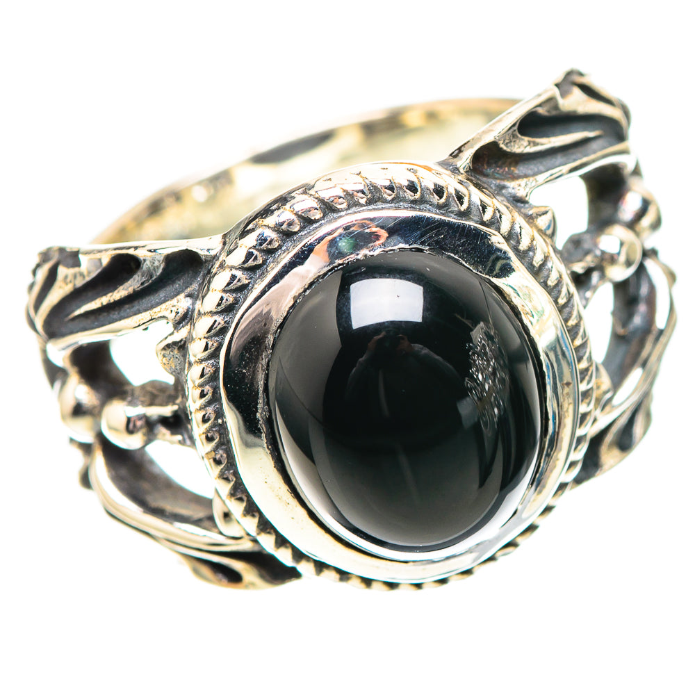 Black Onyx Ring Size 6.5 (925 Sterling Silver) RING139028